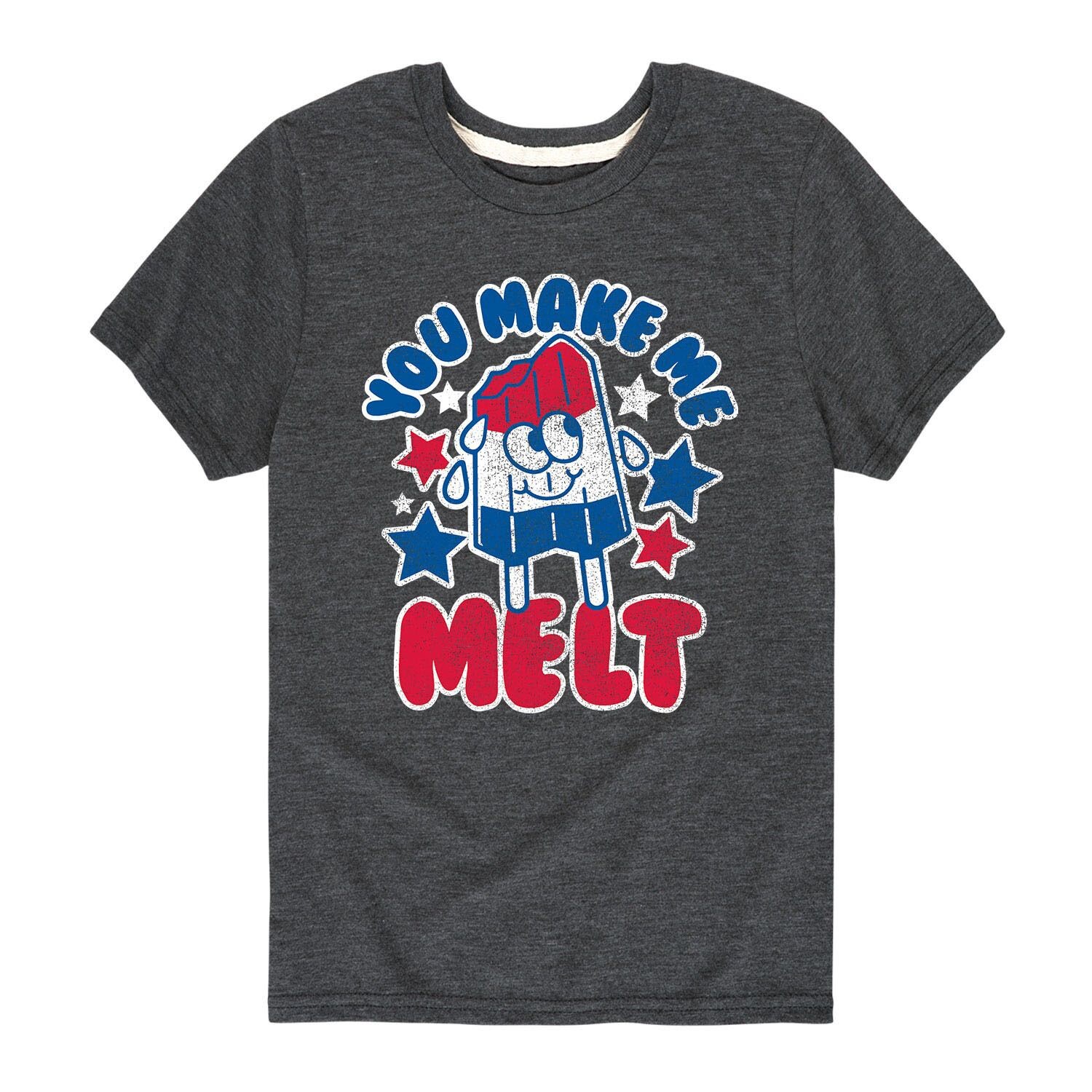 

Футболка для мальчиков 8–20 лет «Ты заставляешь меня растаять» Licensed Character, серый