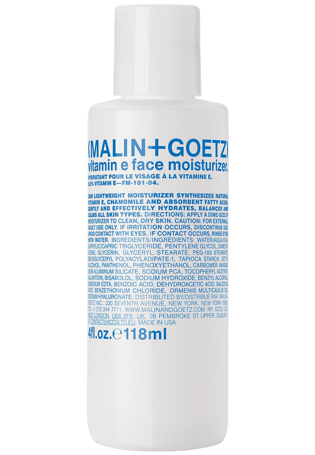 

Крем для лица MALIN+GOETZ, цвет transparent