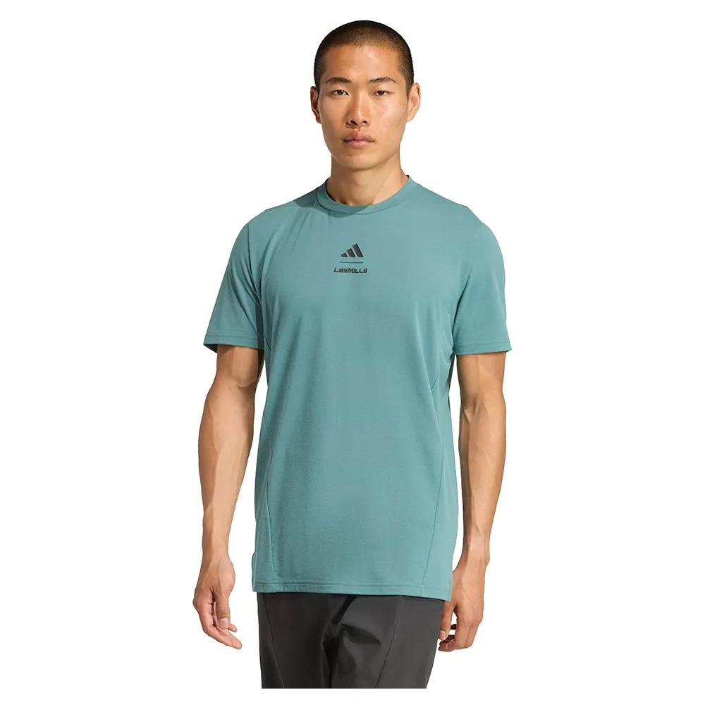 

Футболка с коротким рукавом adidas Les Mills Graphic, синий