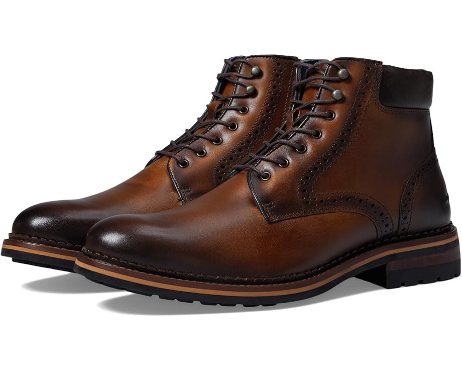

Ботинки Johnston & Murphy Connelly Plain Toe, цвет Tan Full Grain