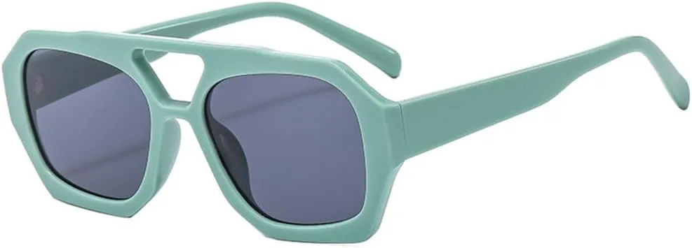 

Модные шестиугольные солнцезащитные очки 2027 года для женщин и мужчин, винтажная оправа, трендовые товары, универсальные, с защитой от УФ-излучения UV400 MTZJH, C4