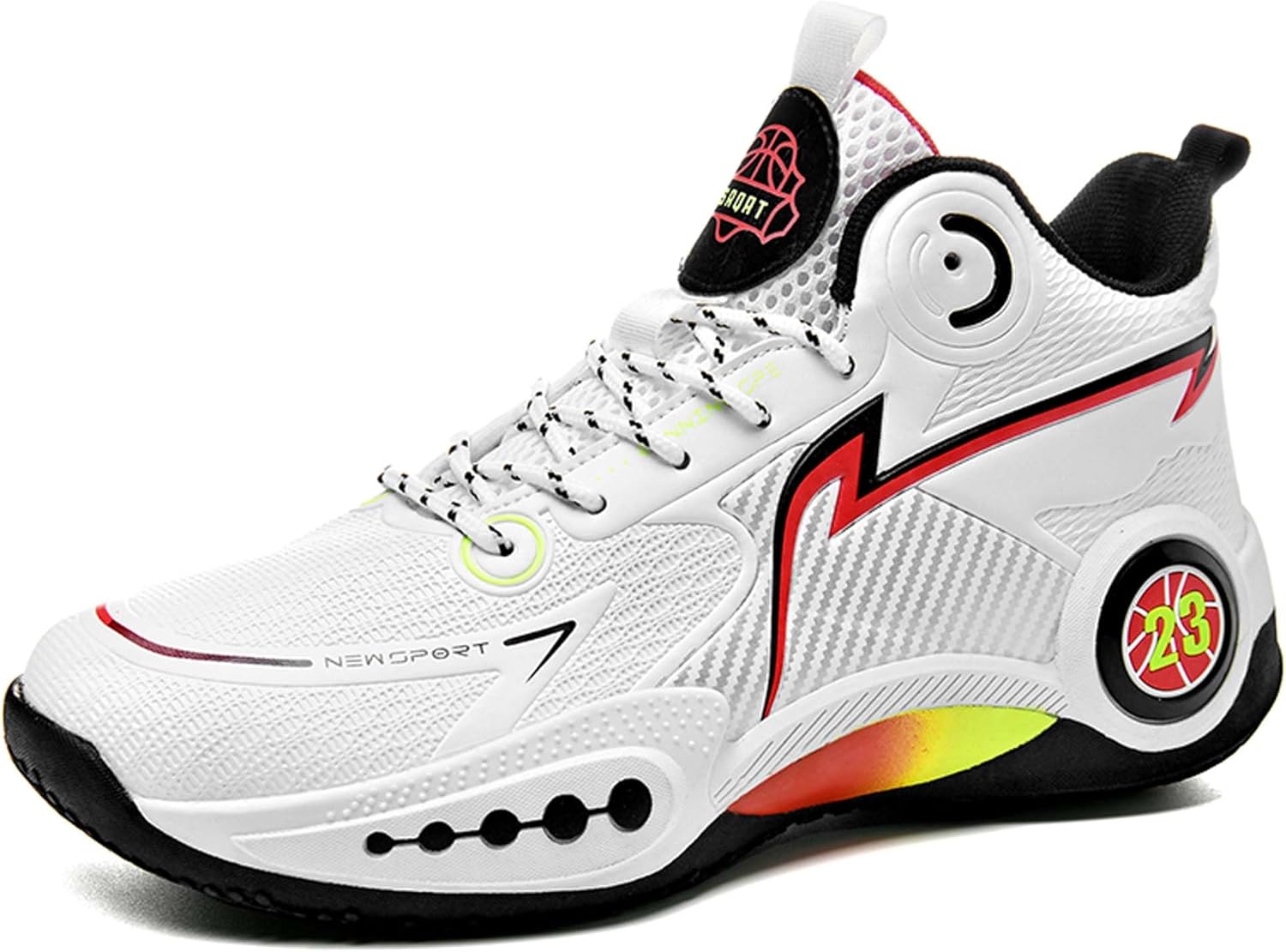 

Мужские баскетбольные кроссовки водонепроницаемые, прочные, легкие, свободные, дышащие Ksyvucrd, белый