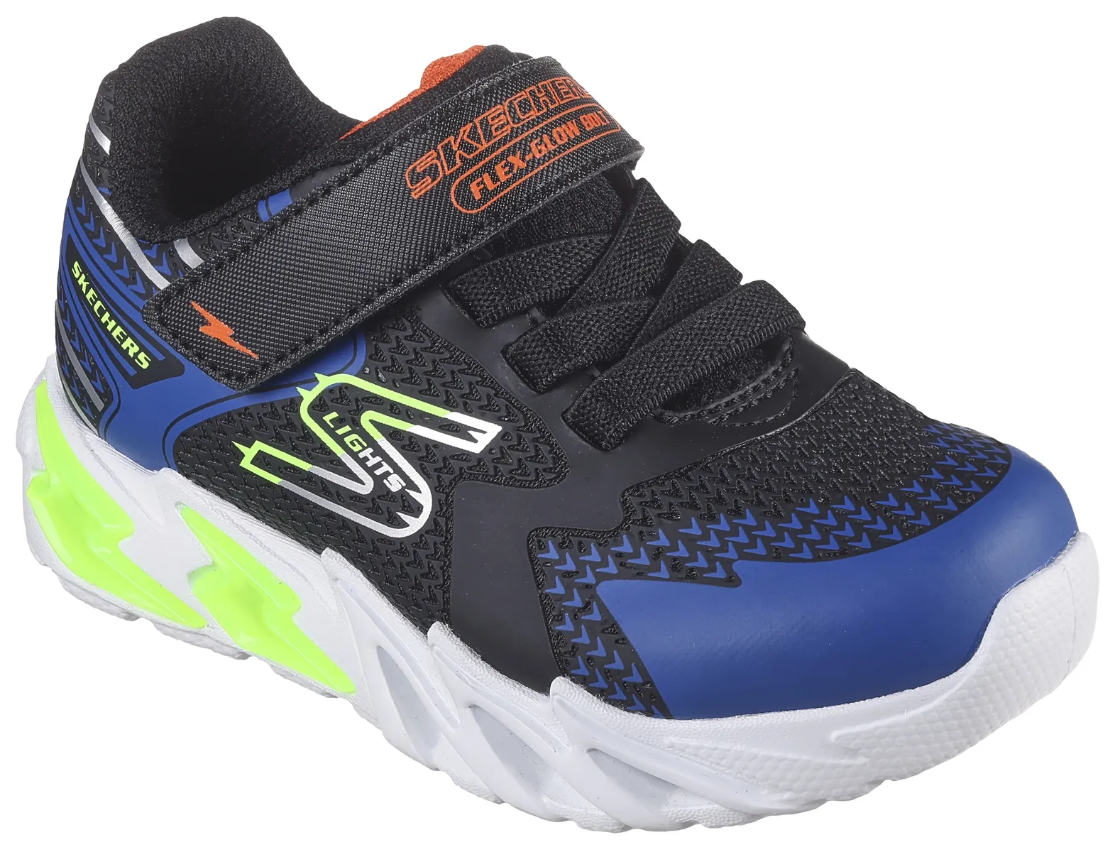 

Детские слипоны Skechers "J - SKECHERS BOYS", со светящейся подошвой Skechers Kids, синий