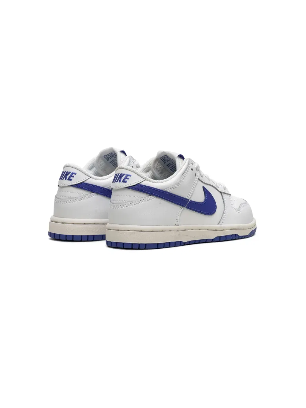 Низкие кроссовки Dunk в расцветке «Summit White/Hyper Royal» Nike Kids, белый — фото 4
