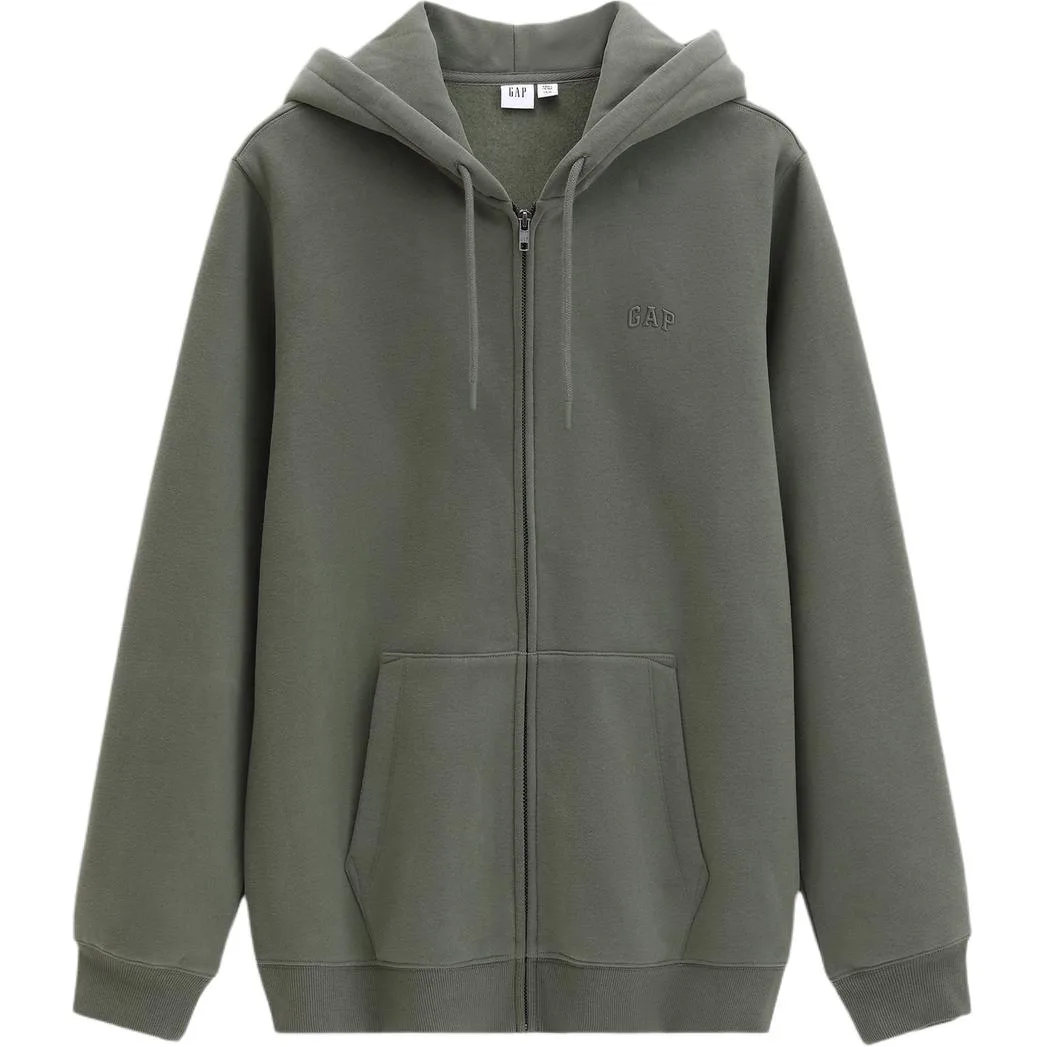 Кардиган с капюшоном Unisex Moderate GAP, зеленый