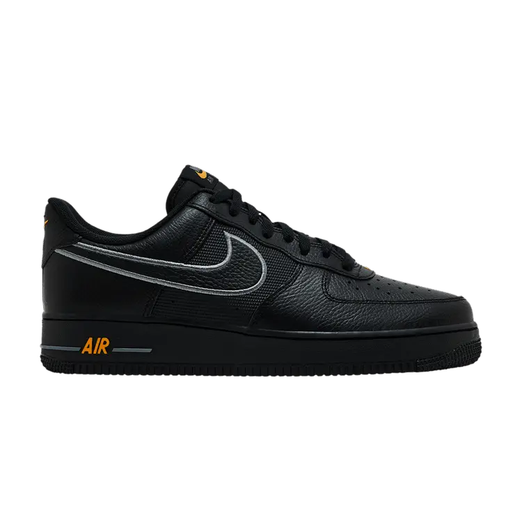 

Кроссовки Nike Air Force 1 Low 'Black Laser Orange', черный