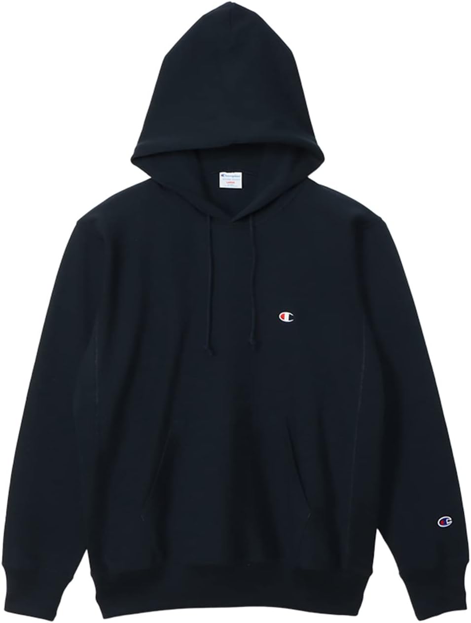 

Мужская толстовка Champion REVERSE WEAVE(R) C3-Y131 с длинным рукавом, 100% хлопок, 283 г, свободный крой, флисовая подкладка, вышивка, логотип One Point, толстовка с капюшоном Reverse Weave(R), темно-синий