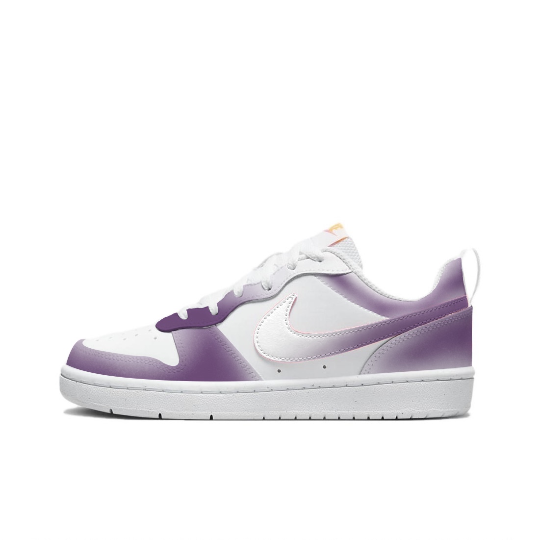 

Кроссовки Nike Court Borough Skateboard Shoes Women's Low-Top White Purple, Фиолетовый, Кроссовки Nike Court Borough Skateboard Shoes Women's Low-Top White Purple