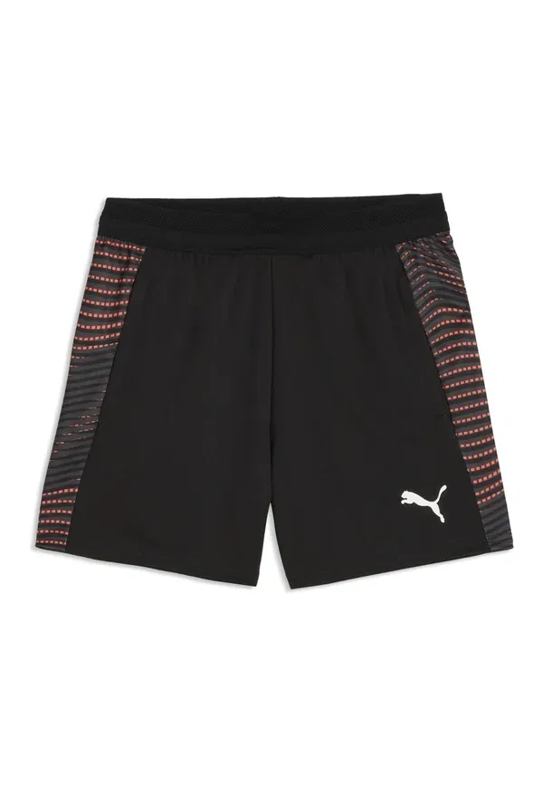 Шорты Puma Individualfinal, серо-мятный с красным неоновым отливом — фото 4