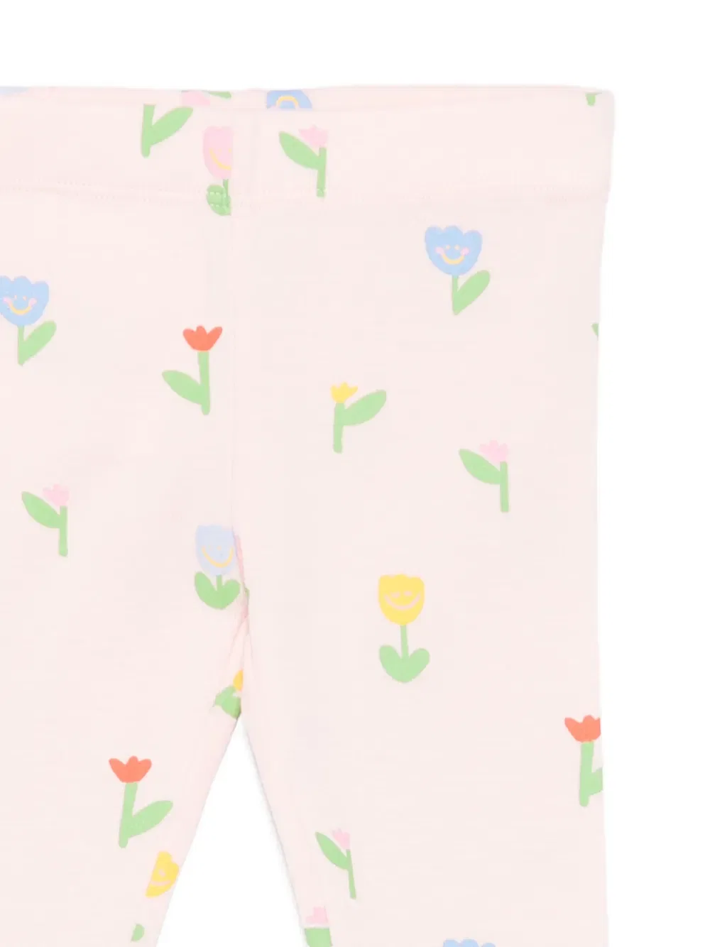Леггинсы с цветочным принтом Stella Mccartney Kids, розовый — фото 3