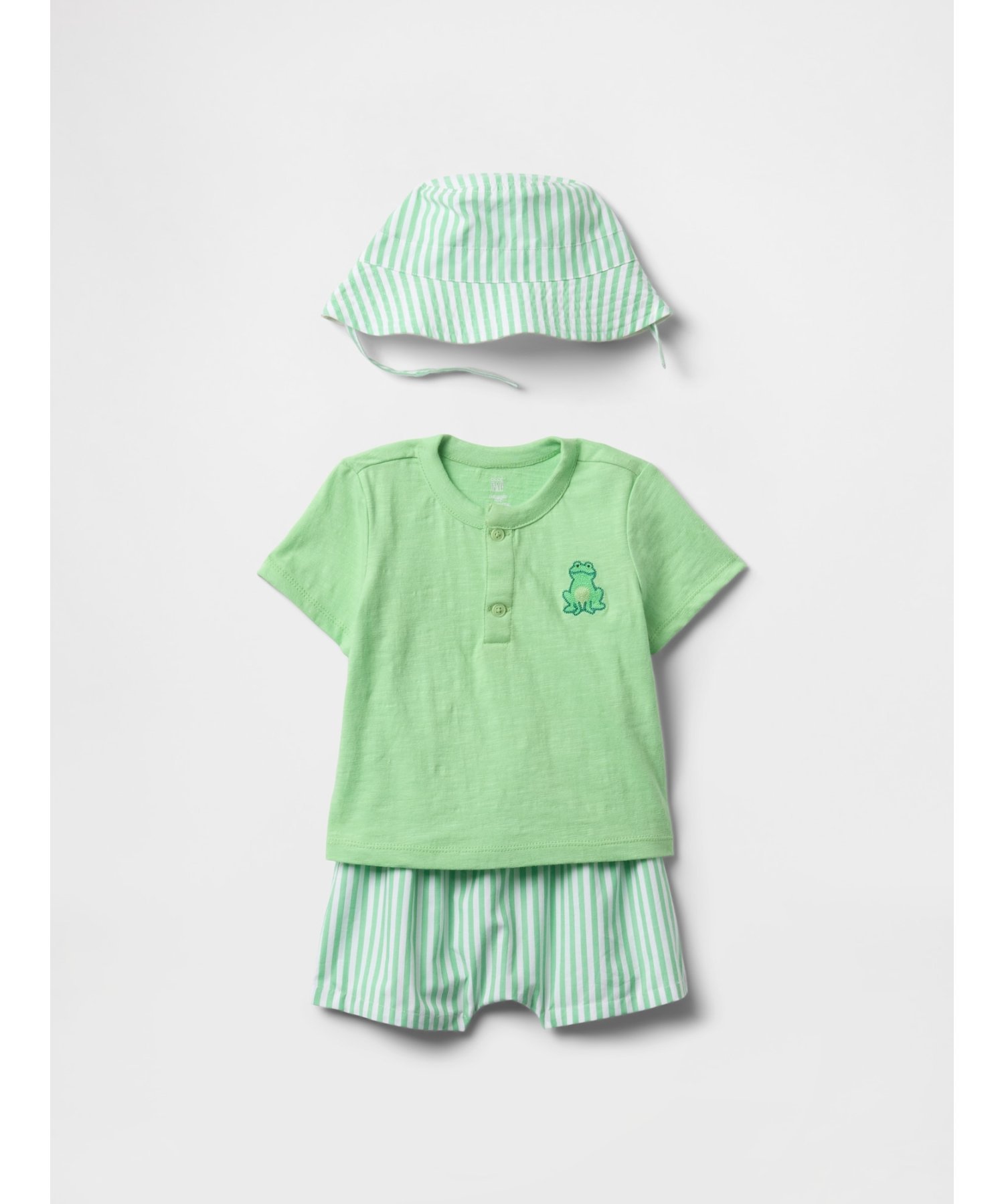 (K) Комплект детской одежды из 3 предметов GAP, TREE_FROG_GREEN