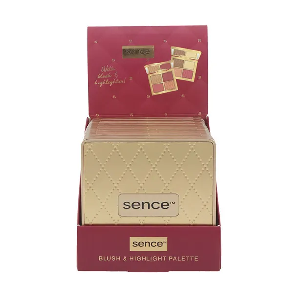 

Палитра румян и хайлайтера Royal Romance Face Palette Sence Beauty, 1 UD