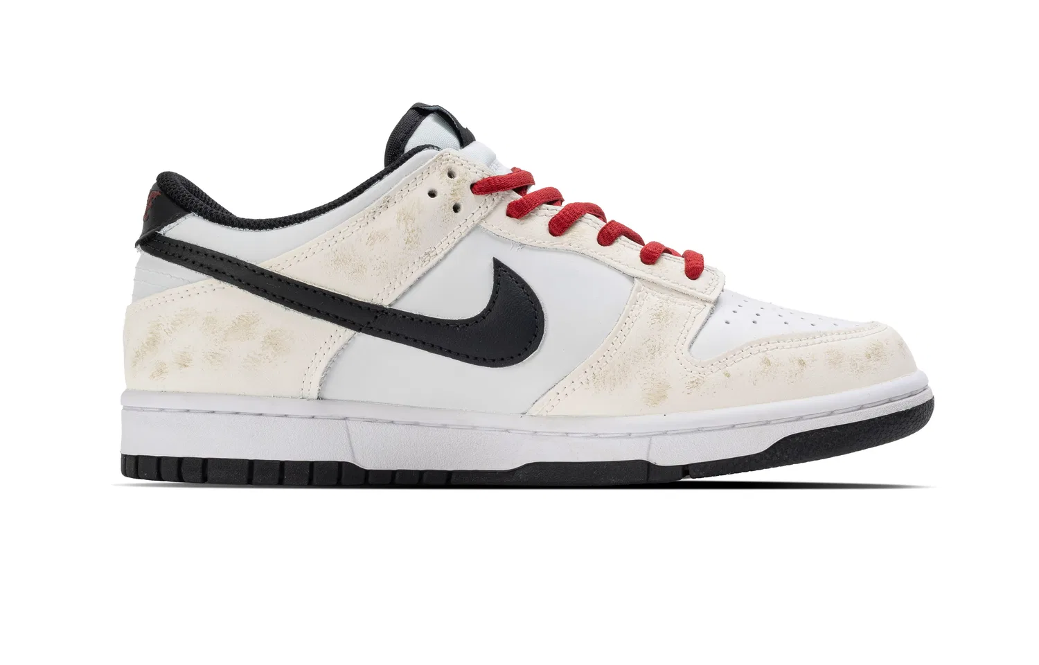 Кроссовки для скейтбординга Nike Dunk Low Leather Black Rice Box — фото 4