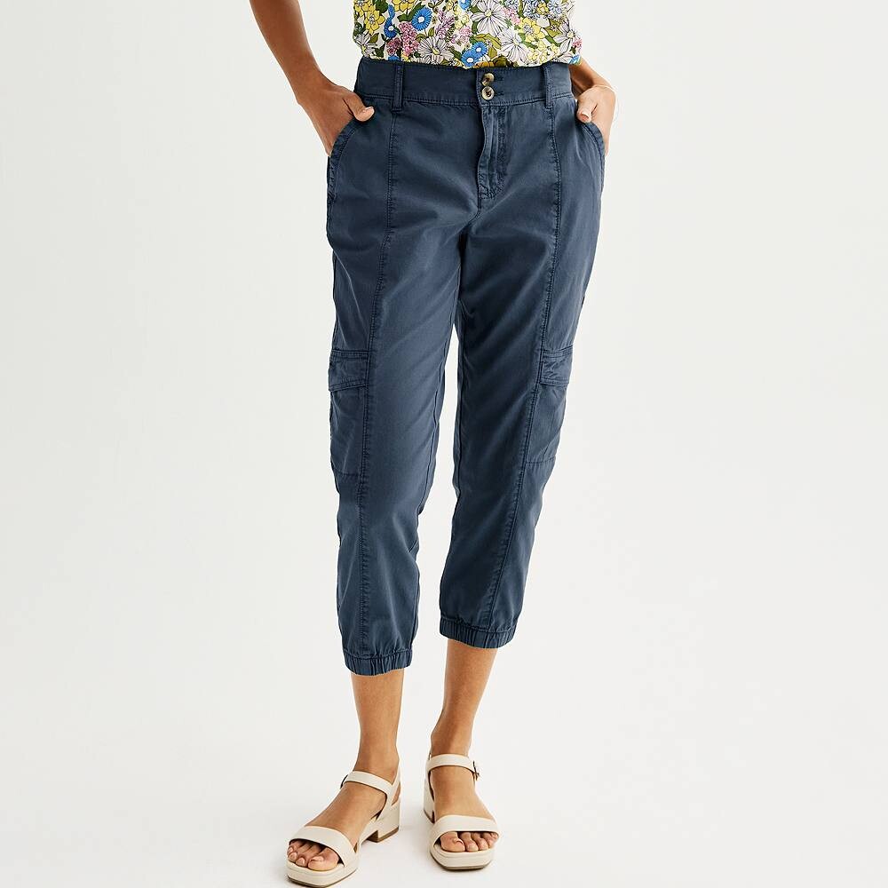 

Женские капри Sonoma Goods For Life Utility, цвет Navy Tundra