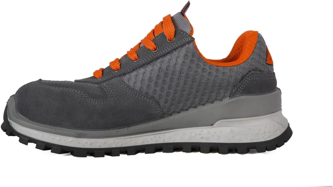 Защитные ботинки Lewer Safety Shoes Monaco Skill Class S1-P, производство Италия, цвет Grigio Arancio, размер: 44 EU — фото 3