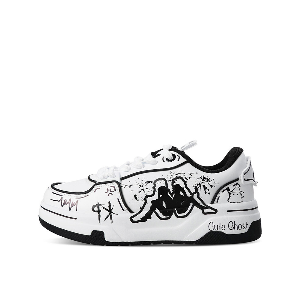 

Кроссовки Kappa Skateboarding Shoes Women's Low-top, черный/белый