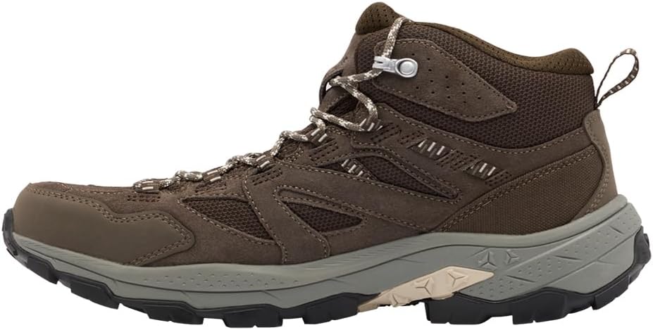 Мужские треккинговые кроссовки Jack Wolfskin среднего верха, Cold Coffee — фото 4