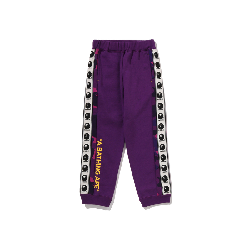 

Детские спортивные штаны FW25 для детей от 3 до 7 лет A Bathing Ape, фиолетовый ppx
