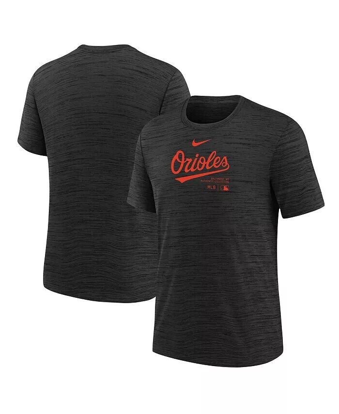 

Футболка для выступлений с черной футболкой Baltimore Orioles Authentic Collection Practice Performance от Big Boys and Girls Nike