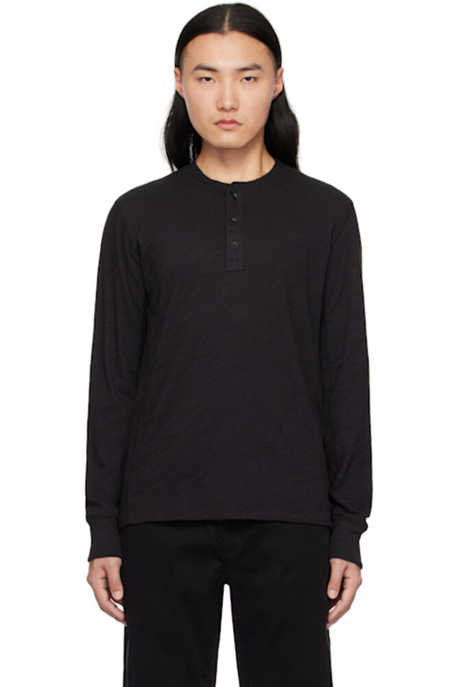 

Черная классическая хенли Flame rag & bone