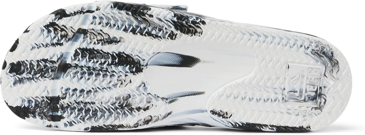 Сандалии REEF Men's Fanning Slide H20, Black And White Marble — фото 3