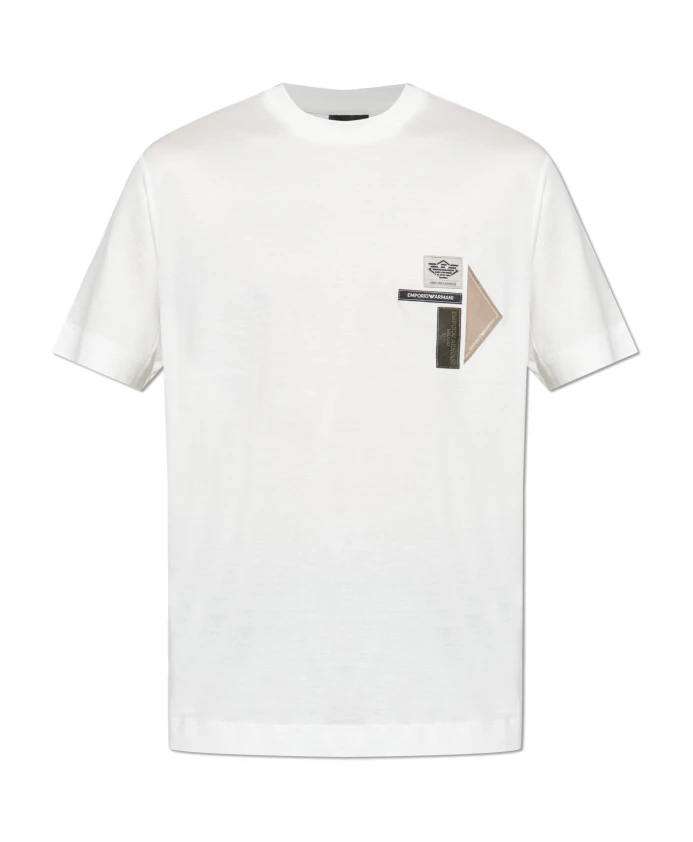 

Футболка с логотипом Emporio Armani, белый