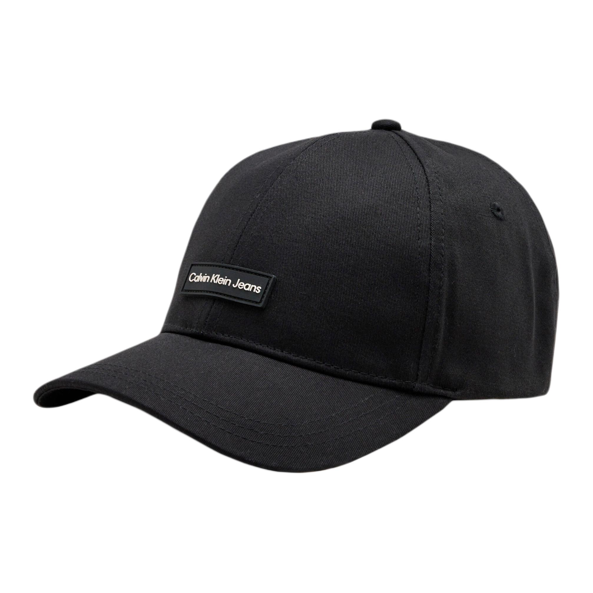 

Calvin Klein Хлопковая бейсболка женская черная, Black