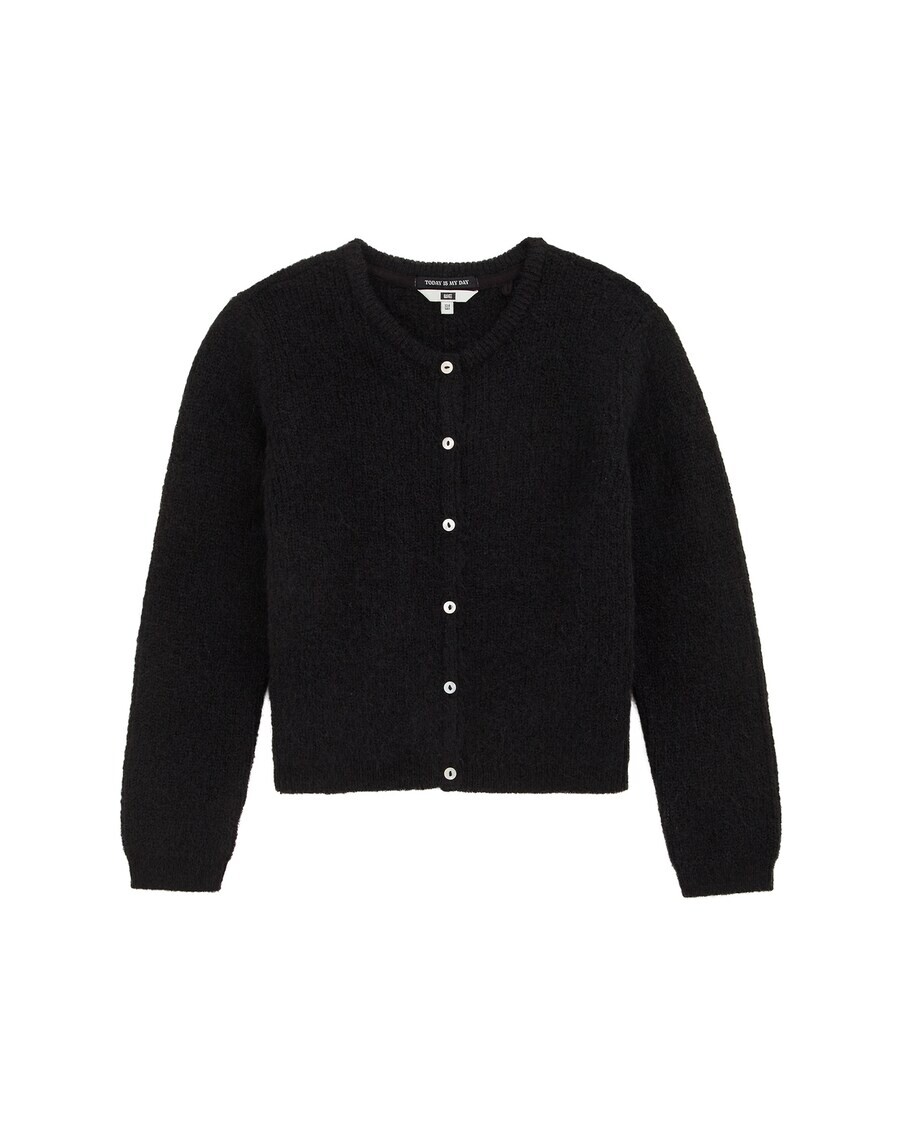 

Вязаный кардиган WE Fashion Knit Cardigan, черный