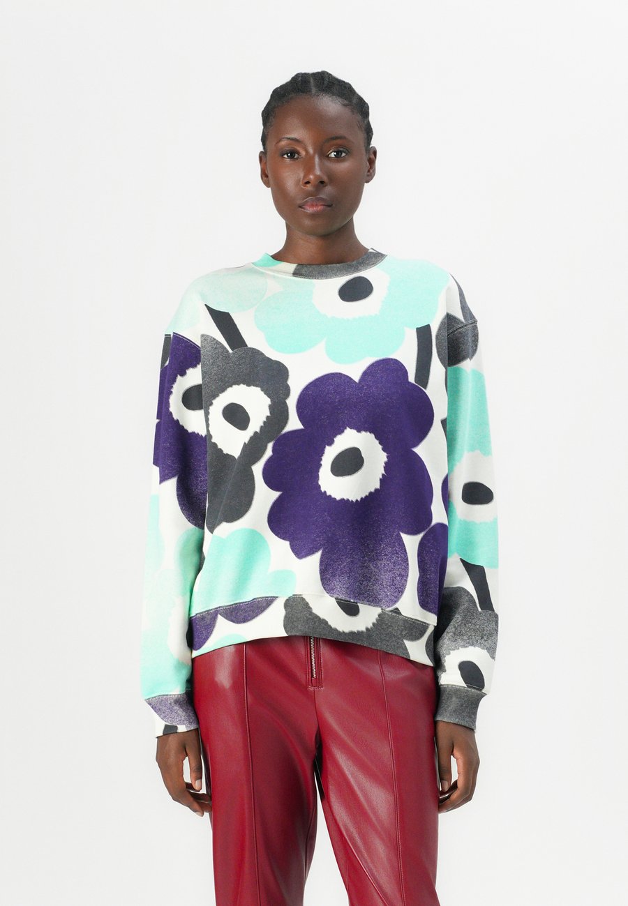 

Толстовка Marimekko LEIOT, Off White/Mint/Violet/Multi-Coloured