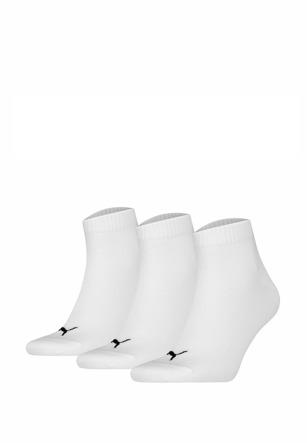 

Носки UNISEX QUARTER 3ER PACK - PLAIN LOGO Puma, белый