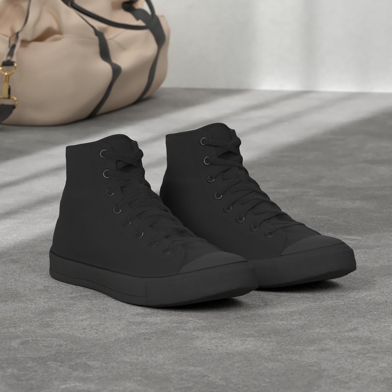 Кроссовки Shoes for Crews унисекс с высокой подошвой и противоскользящей подошвой - удобные, водоотталкивающие обувь для женщин и мужчин для гостиничного бизнеса, административной работы и не только - Пемброк, черный — фото 2