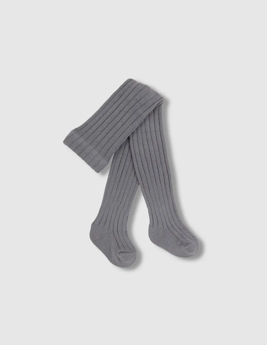 

Детские однотонные гольфы в рубчик Gocco, темно-зеленый