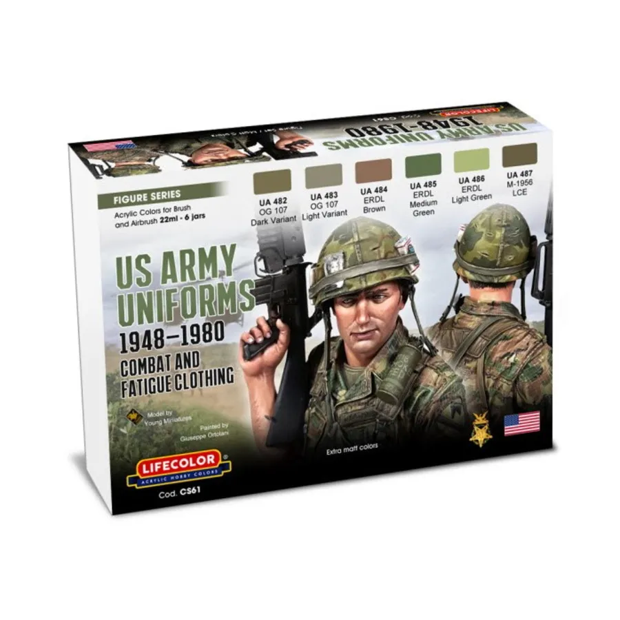 

Униформа армии США, Uniform Paint Sets (Lifecolor)