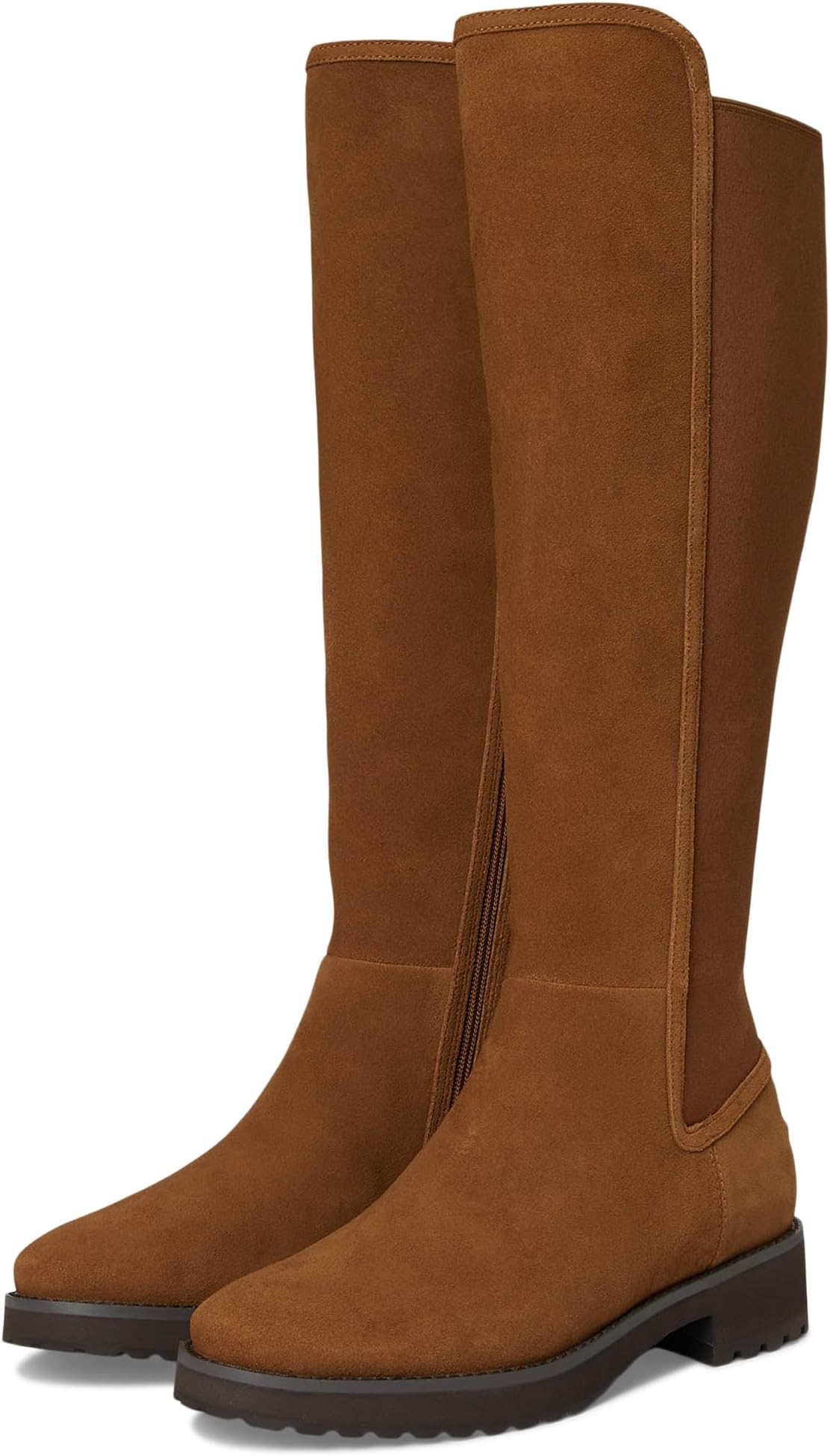 Ботинки Cole Haan Women's Lyndon Waterproof Tall Equestrian Boots, Tobacco Suede Waterproof