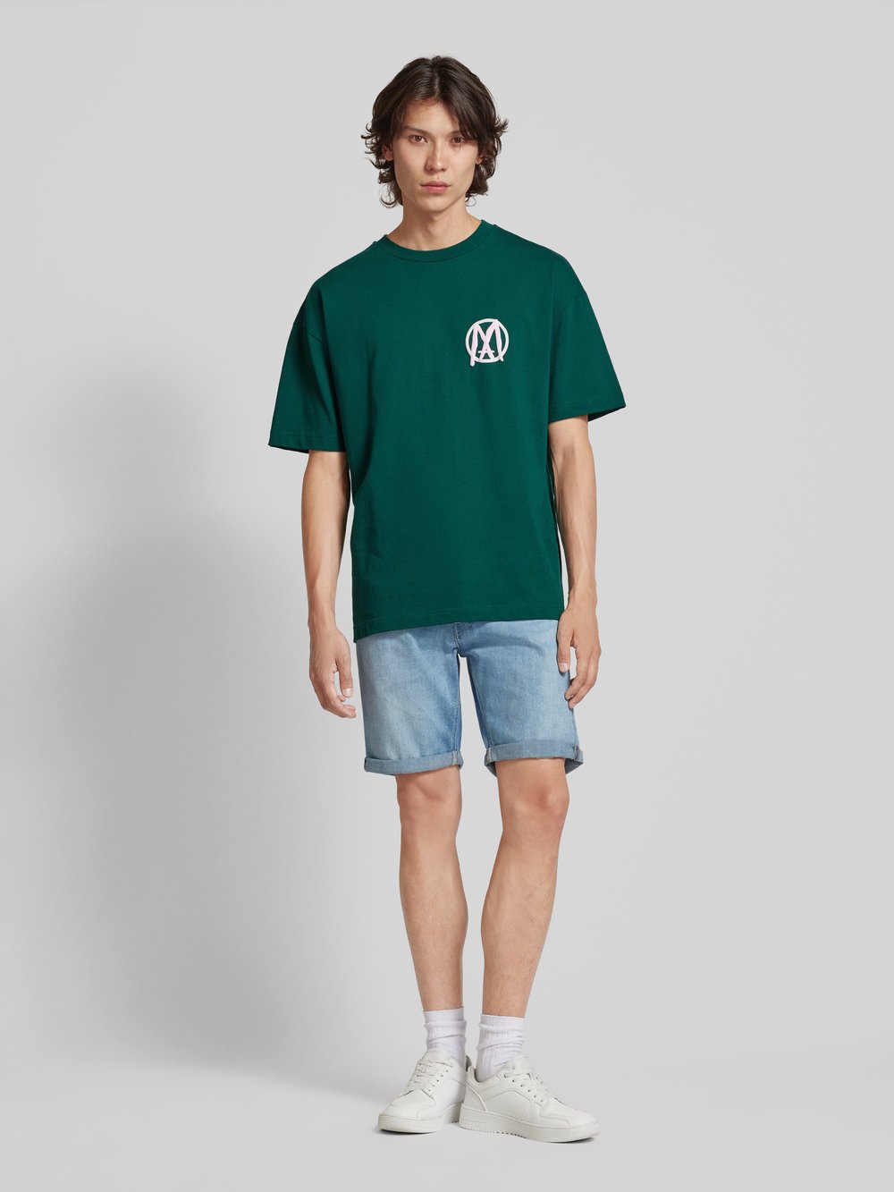 

Джинсовые шорты прямого кроя с 5 карманами, модель «RICK» Jack & Jones