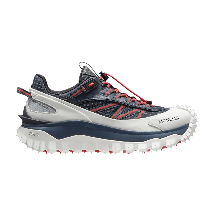 

Кроссовки Moncler Trailgrip GORE-TEX Low Blue White Red, синий
