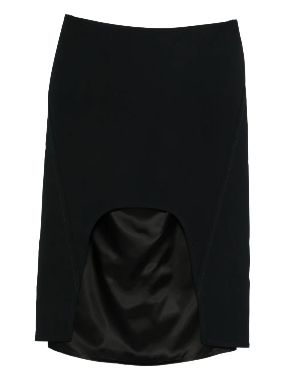 

Миди-юбка с вырезами Plan C, черный