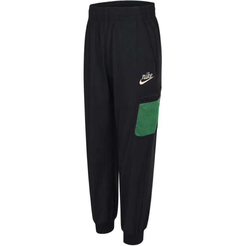Детские штаны Nike Black/Green/White — фото 3
