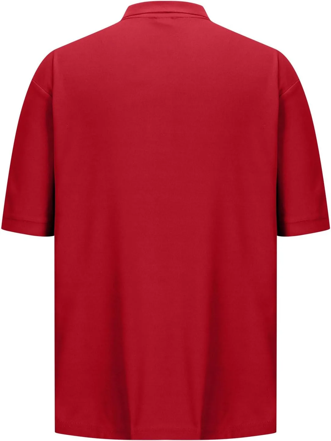 Мужская футболка с коротким рукавом Cotton Button Golf Shirts — фото 3