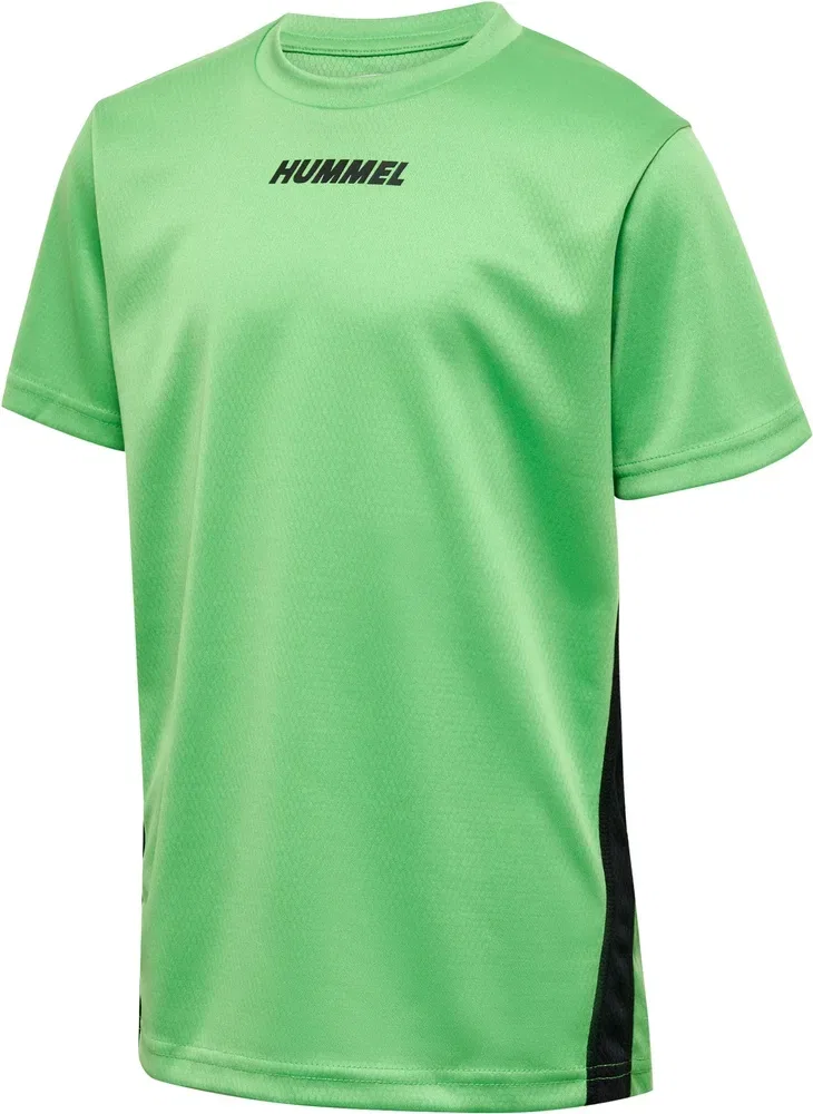 Футболка детская хлопковая Hummel, зеленый