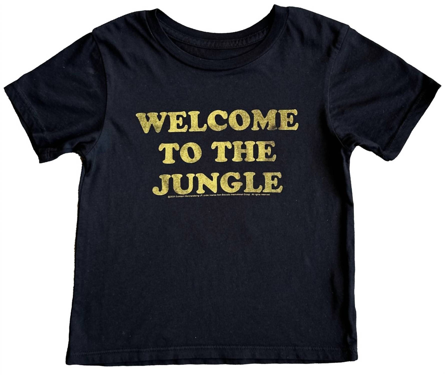 

Футболка с коротким рукавом для мальчиков Gnr Welcome To The Jungle в цвете Jet Black ROWDY SPROUT