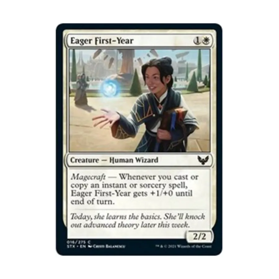 

CCG Нетерпеливый первокурсник (К), MTG - Strixhaven - School of Mages