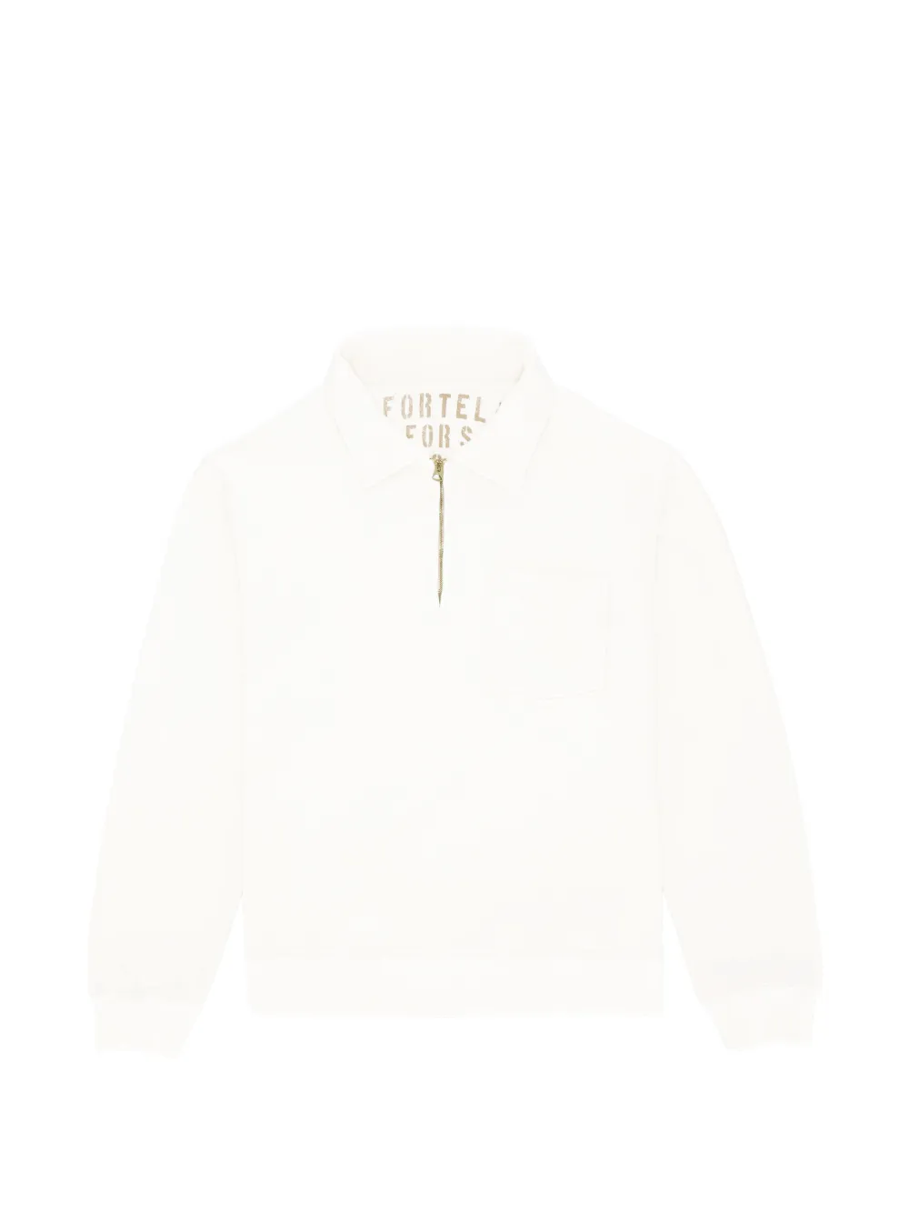 

Свитшот с полу-молнией Fortela, бежевый