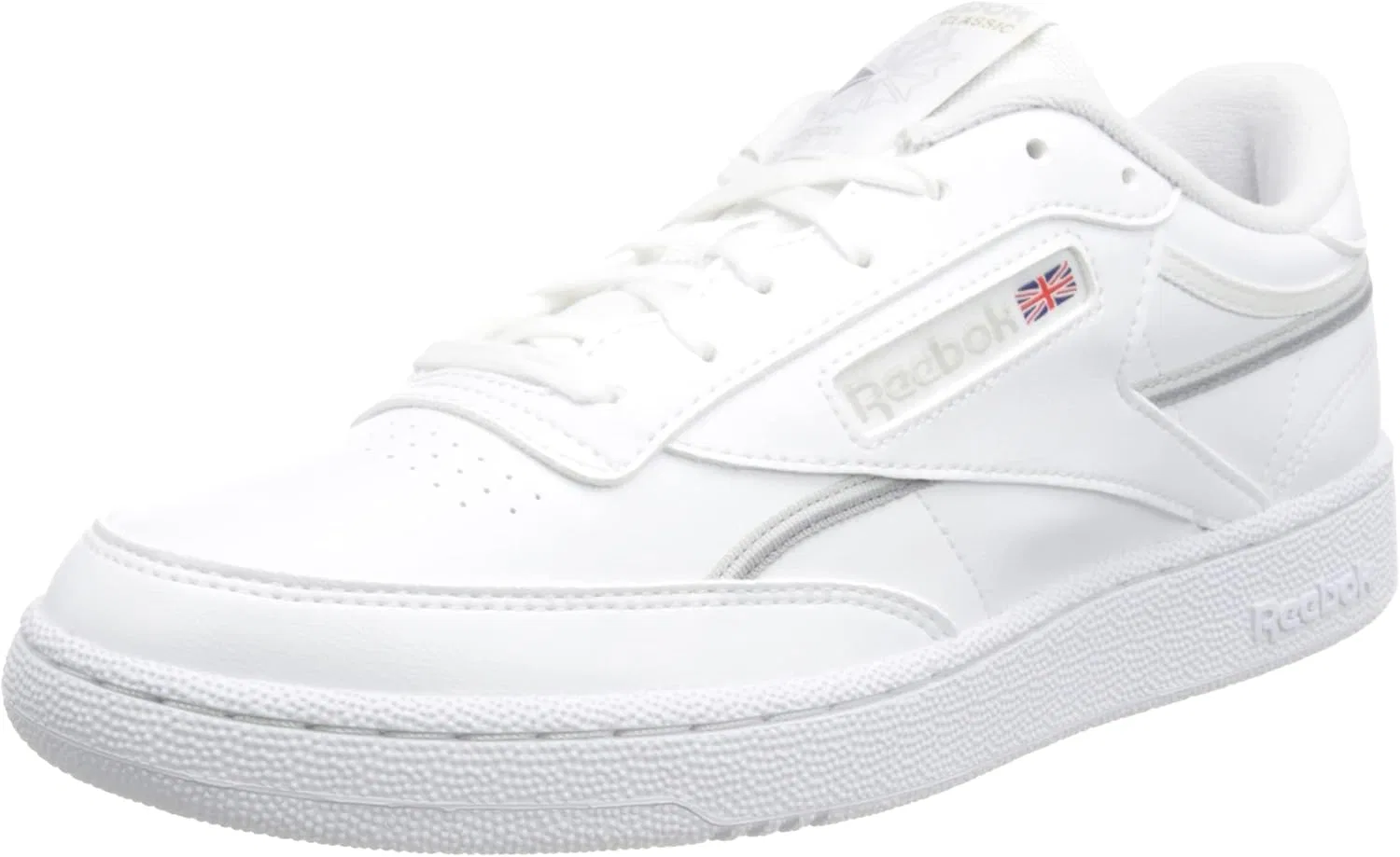 Мужские веганские кроссовки Reebok Club C 85, Ftwr White Pure Grey 2 Pure Grey 4