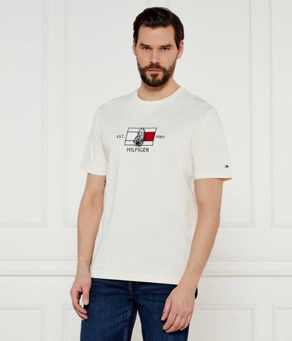 

Футболки Regular fit Tommy Hilfiger, экрю