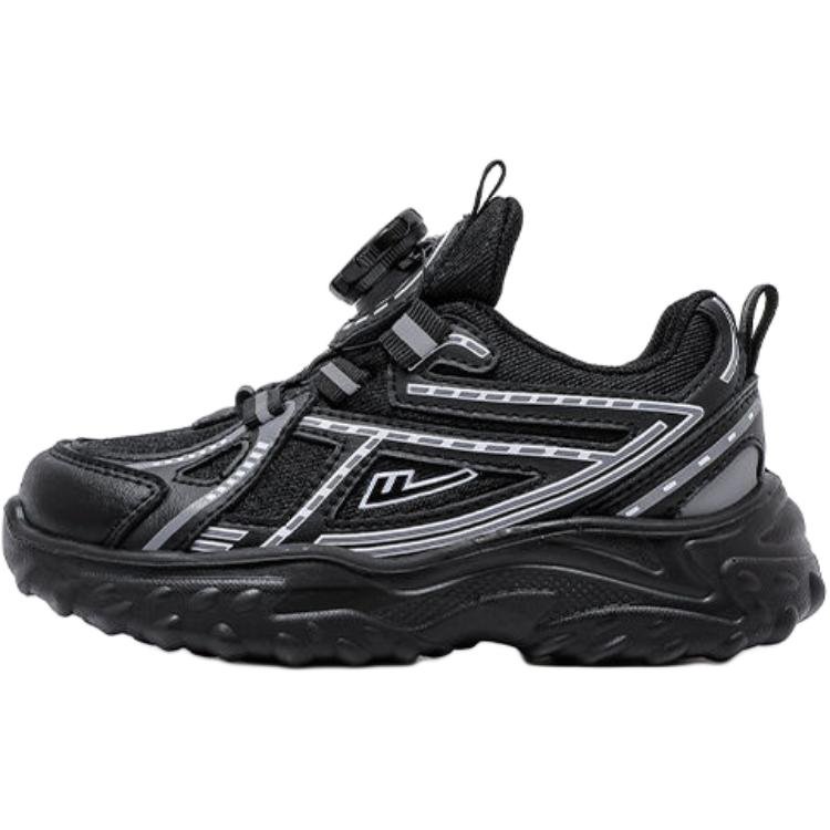 

Низкие износостойкие кроссовки для бега Warrior Cushioning для детей, черный