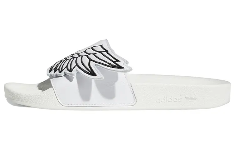 

Шлепанцы и сланцы Adidas Originals Adilette Slides Jeremy Scott Wings White