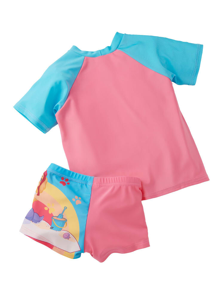 Купальник United Labels Paw Patrol Schwimmset UV Schutz 50+ Set Oberteil und Hose Zweiteiler, розовый — фото 2