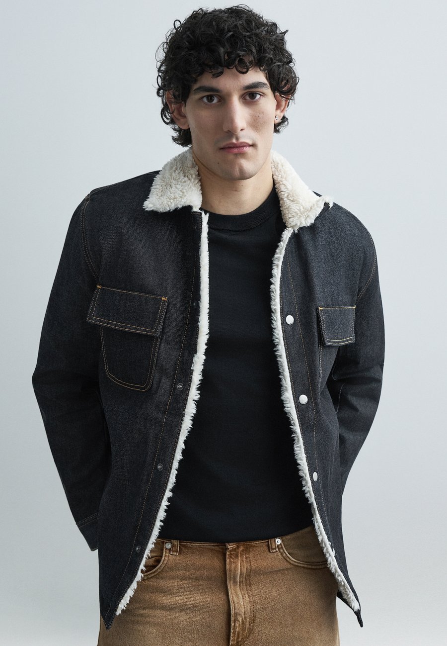 

Куртка sandro Winter jacket, Raw Denim