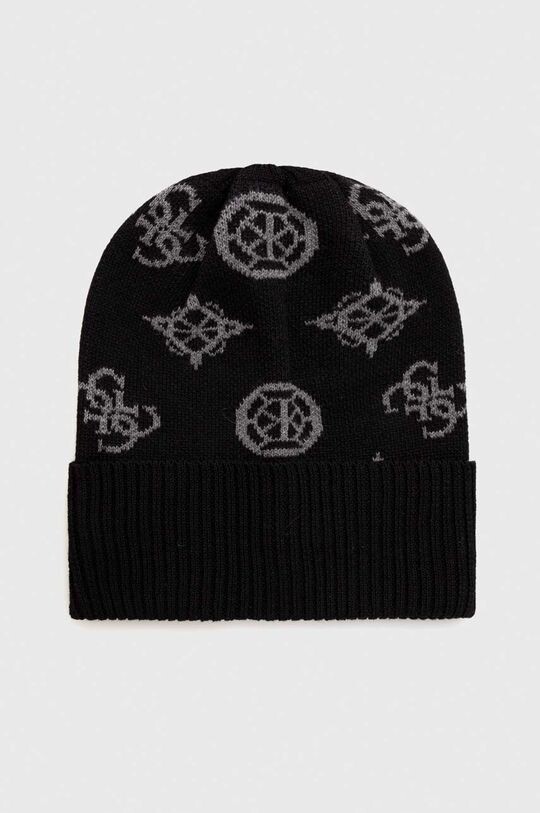

Шапка из смесовой шерсти Guess, черный